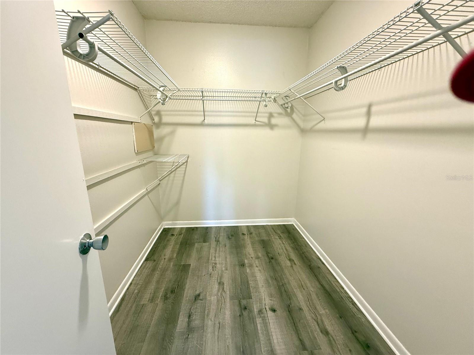 Primary walk in Closet
