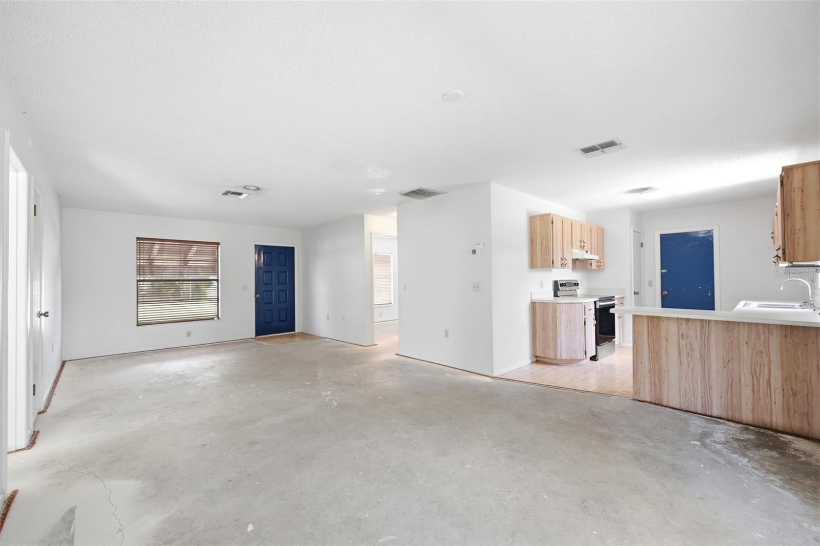 Dining/Kitchen/Living
