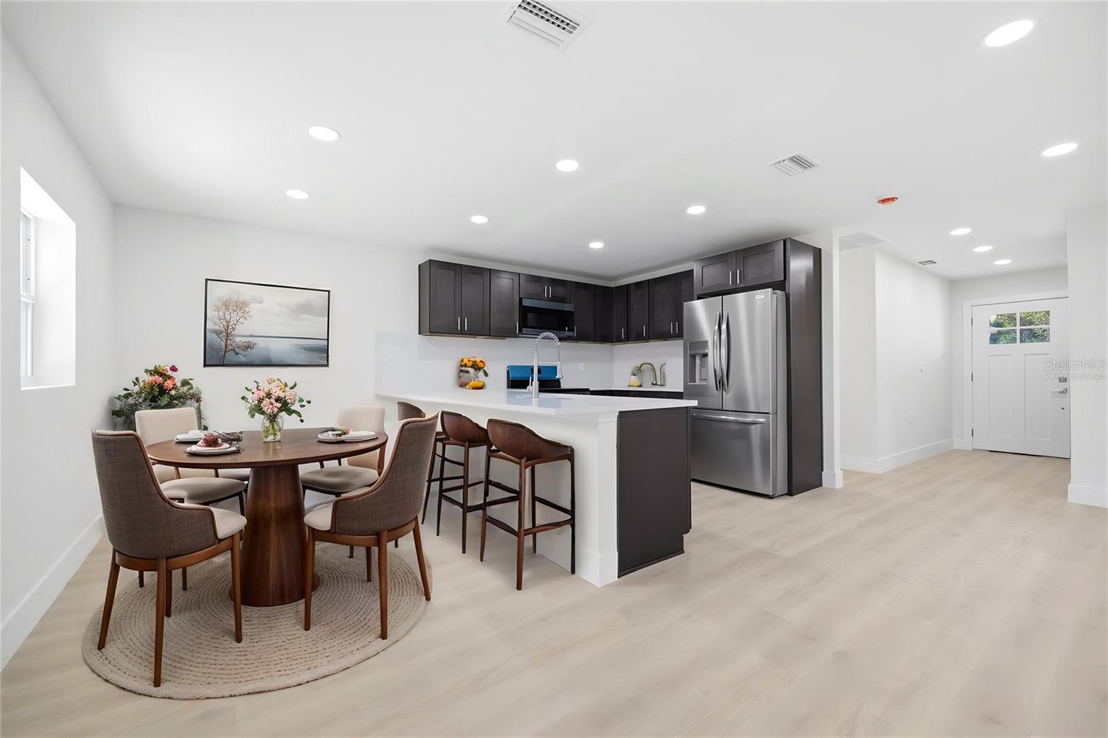 Breakfast Nook/Kitchen (Virtually Staged)