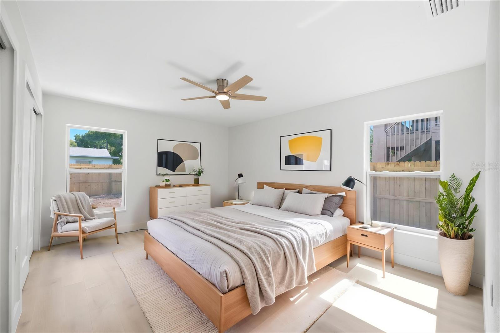 Primary Bedroom (Virtually Staged)