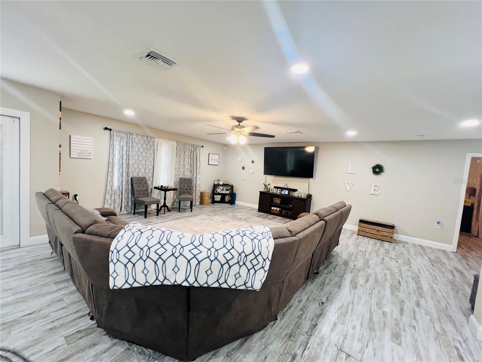 VIEW FROM DINING AREA OF LIVING ROOM