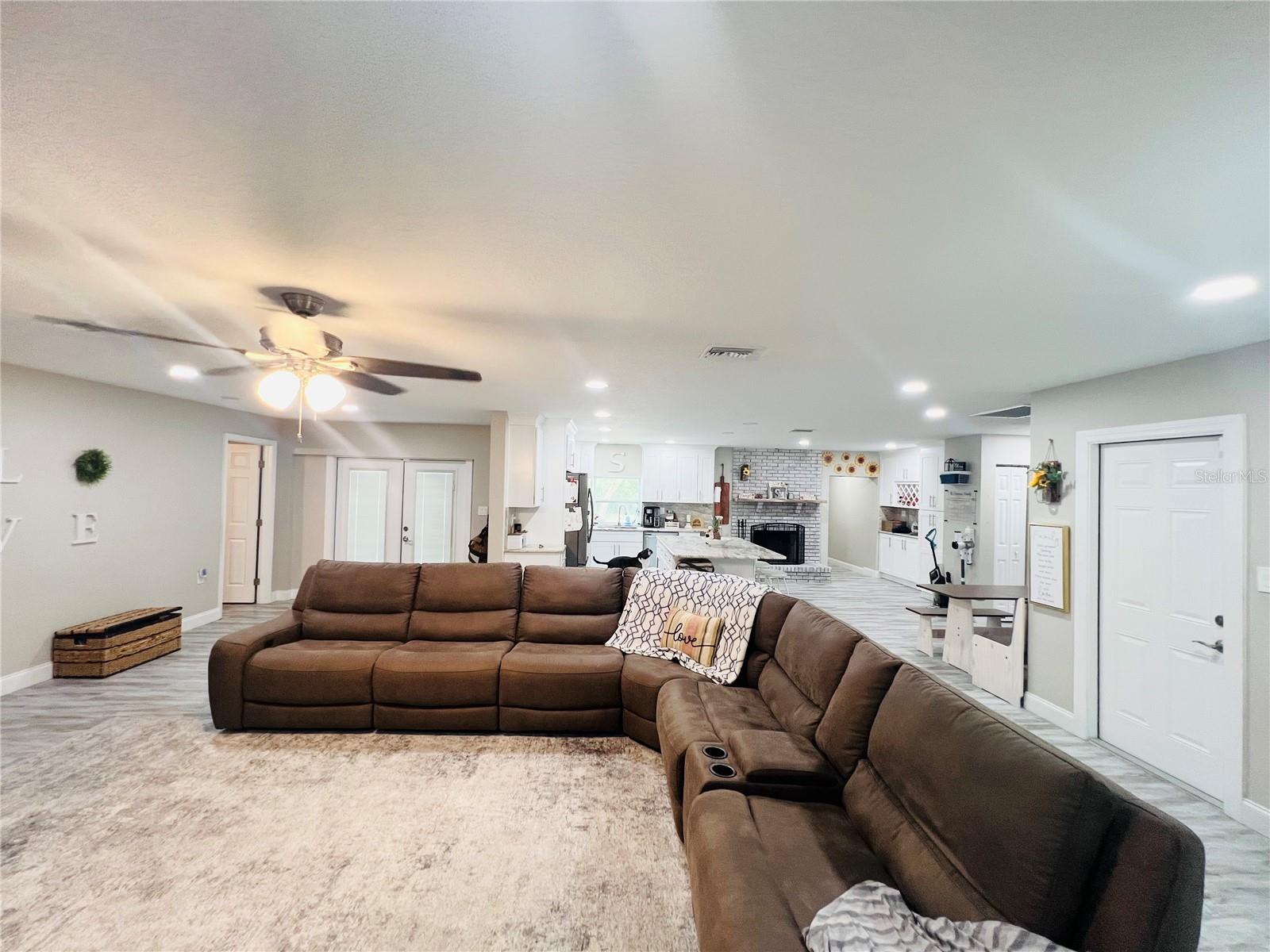 LIVING AREA VIEW OF LAYOUT