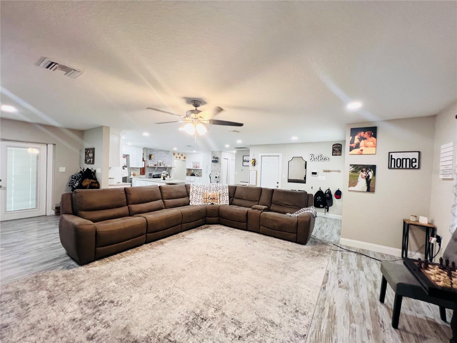 LIVING AREA AND OPEN SPACE