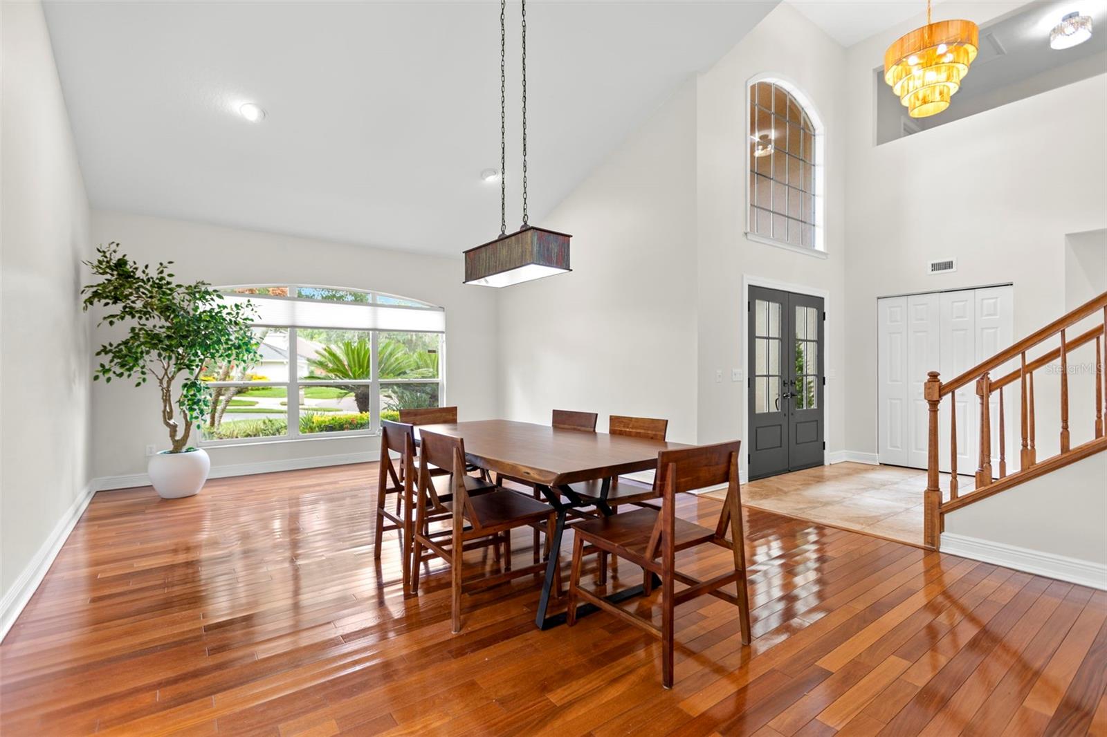 The front room is ready for you to entertain.