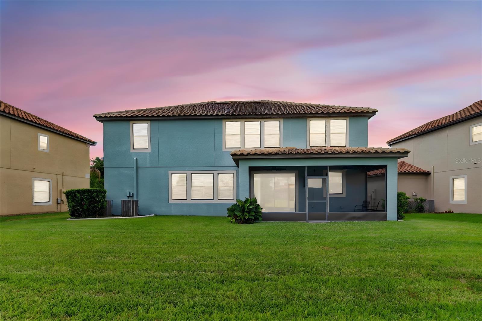 Rear of the Home Twilight Picture