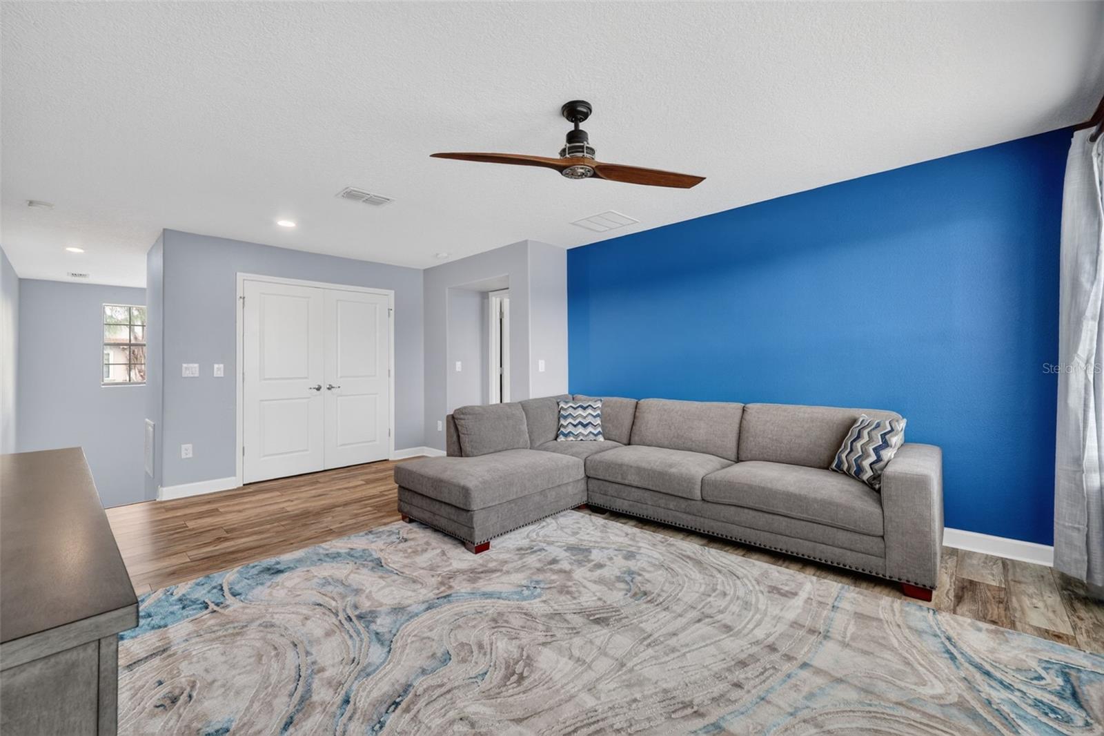 Loft Room with 3 Gorgeous Windows Overlooking the Pond and Peaceful Landscape. Imagine a Theatre, Media, Library, Game Room and more!
