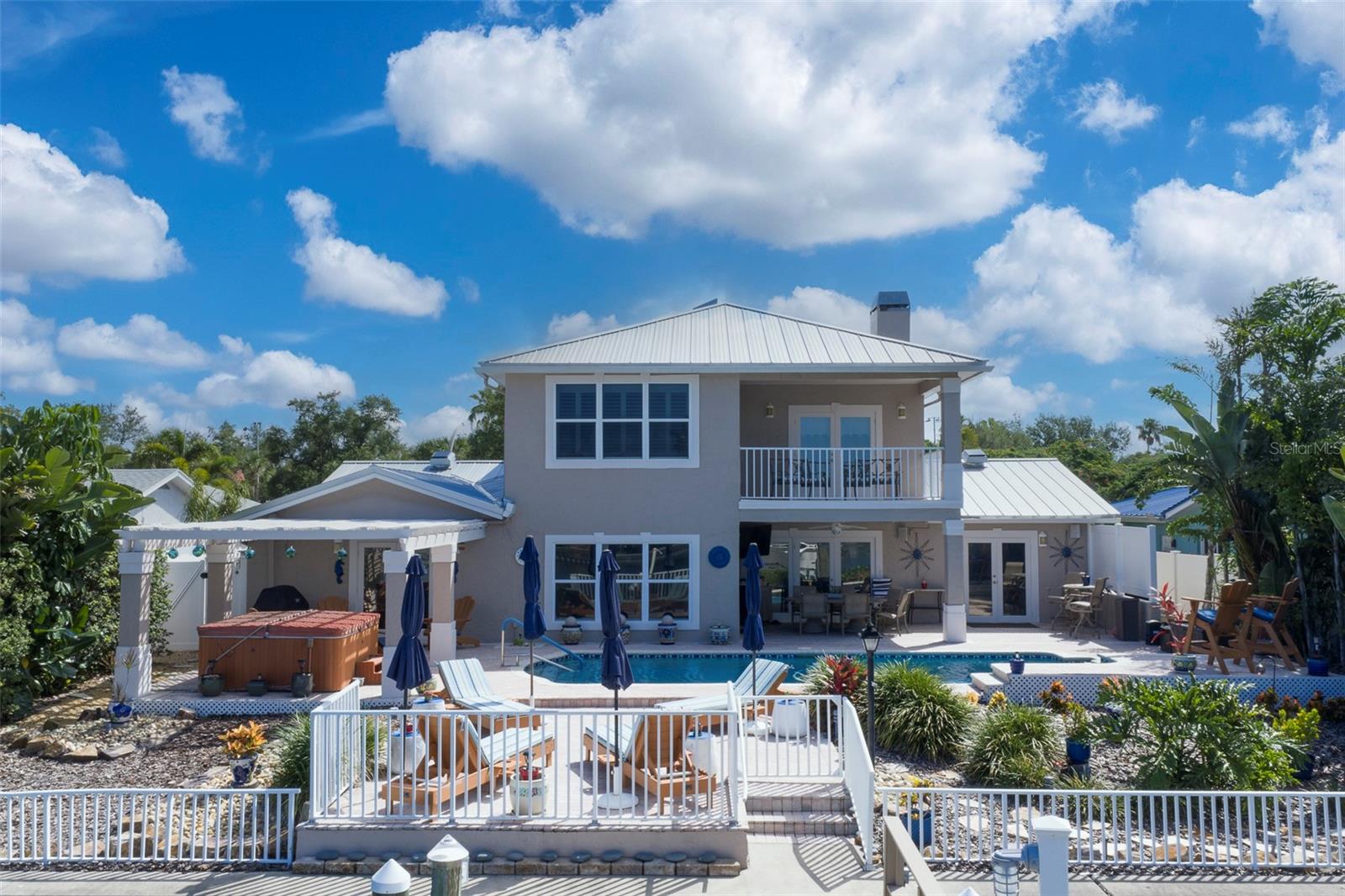 View of backyard paradise!