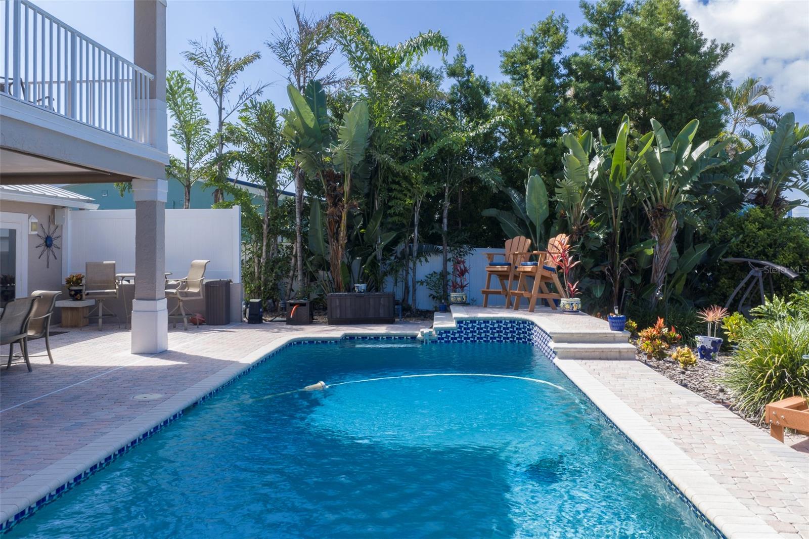 Saltwater heated pool