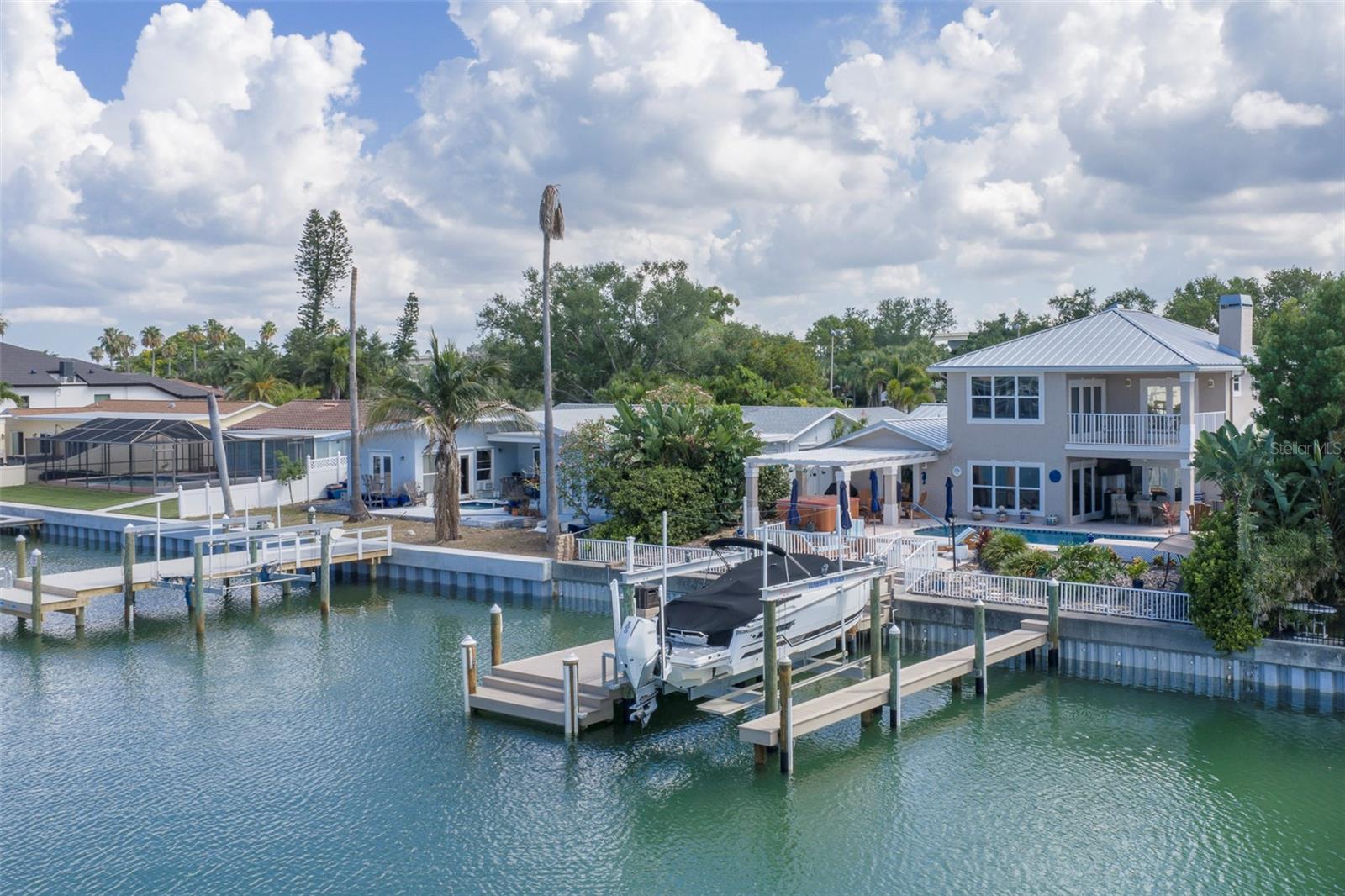 Deep water canal with access to the Gulf