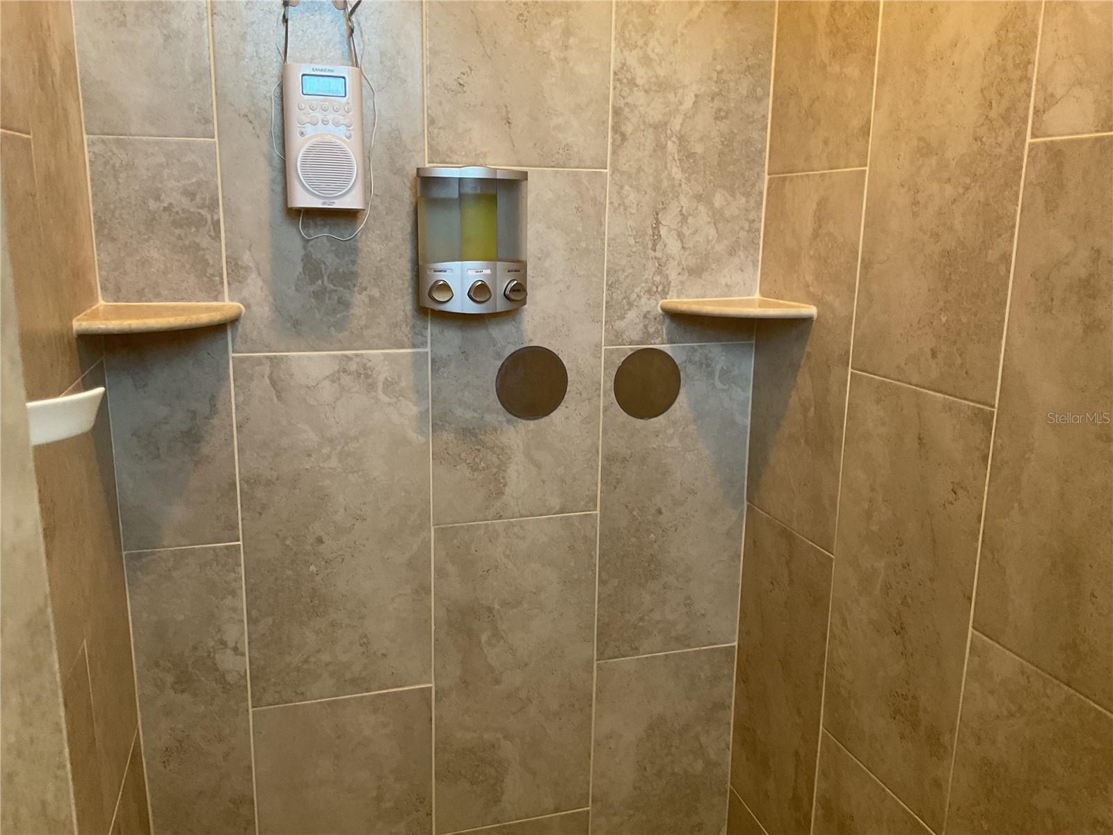 Master bath walk-in shower