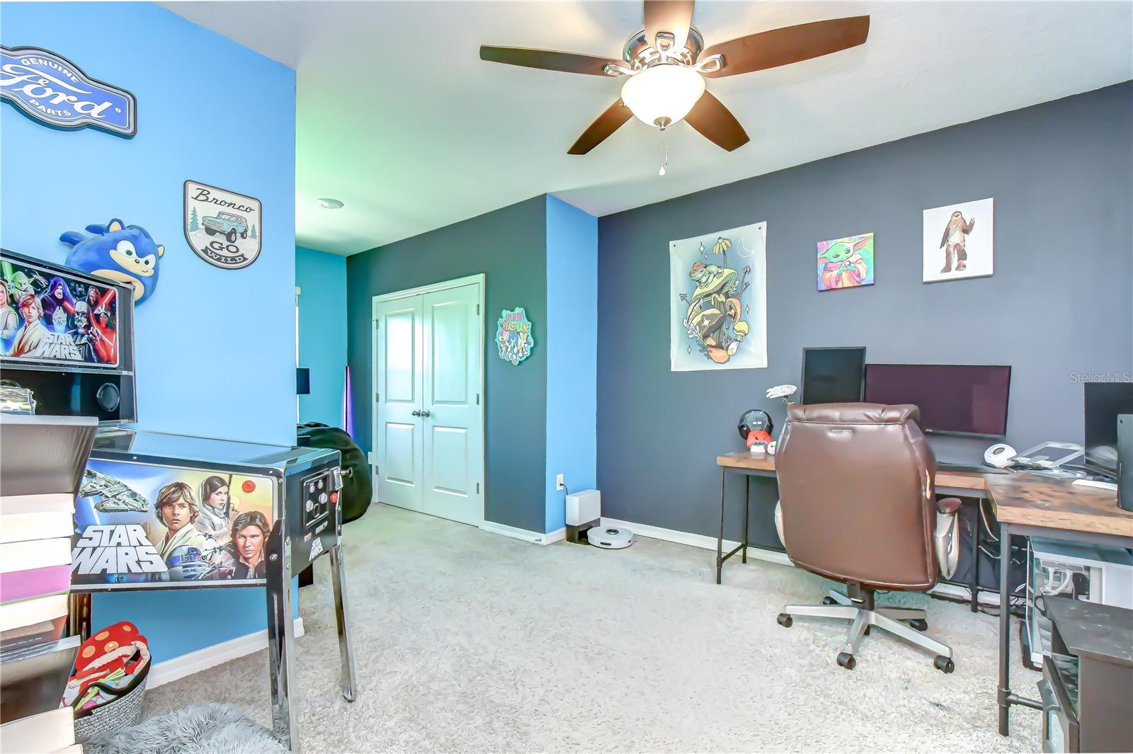 Versatile third bedroom, ideal for family, guests, or a dedicated home office.