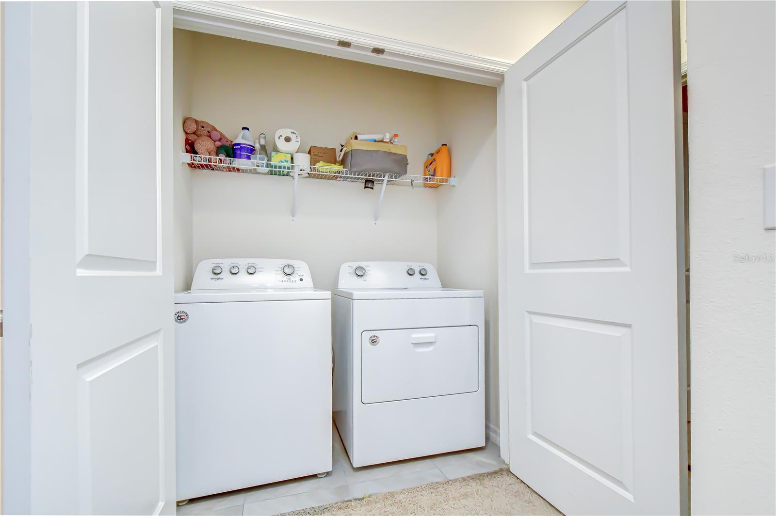Conveniently located upstairs laundry space making everyday chores a breeze.