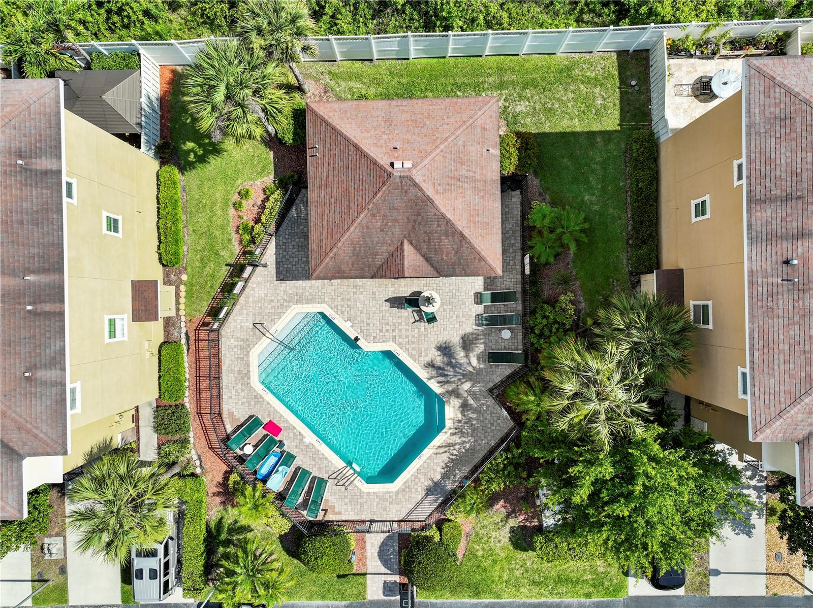 First pool - heated, and fitness room