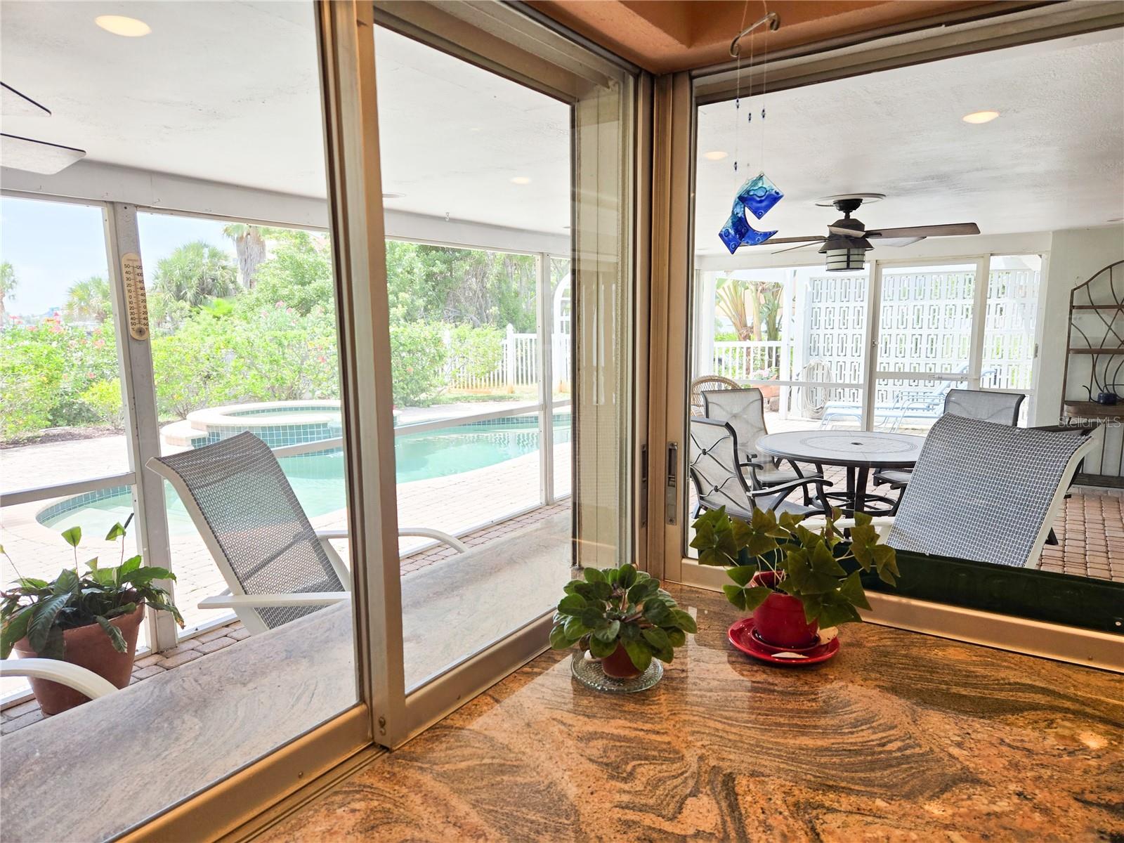 Pass through from kitchen to porch