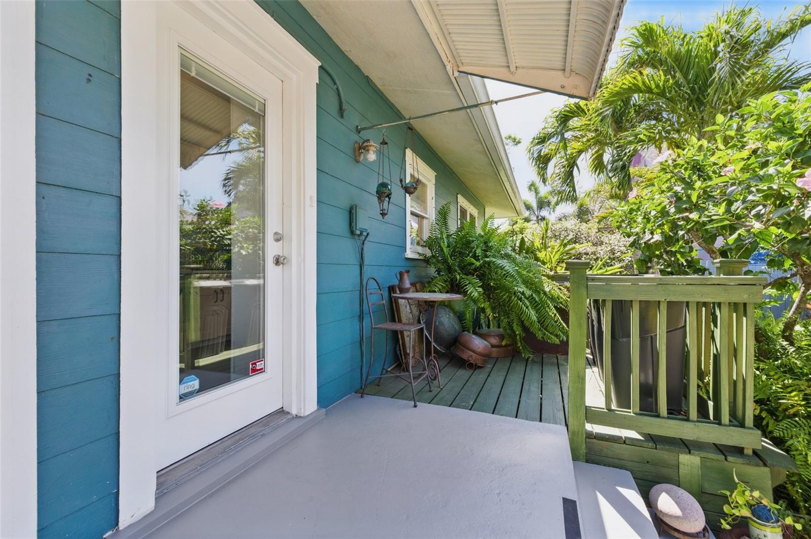 Covered Back Porch