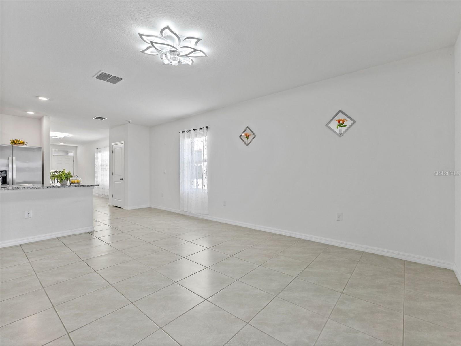 Living room without furniture.