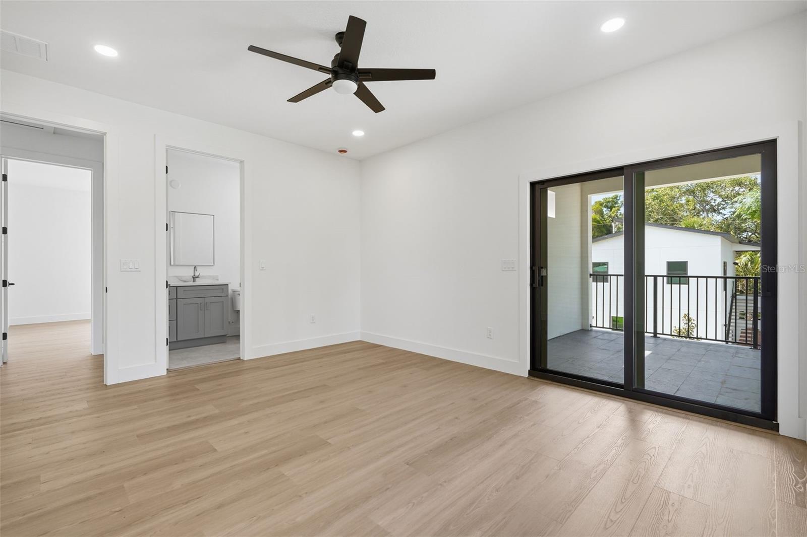 4th bedroom leads to covered balcony/porch