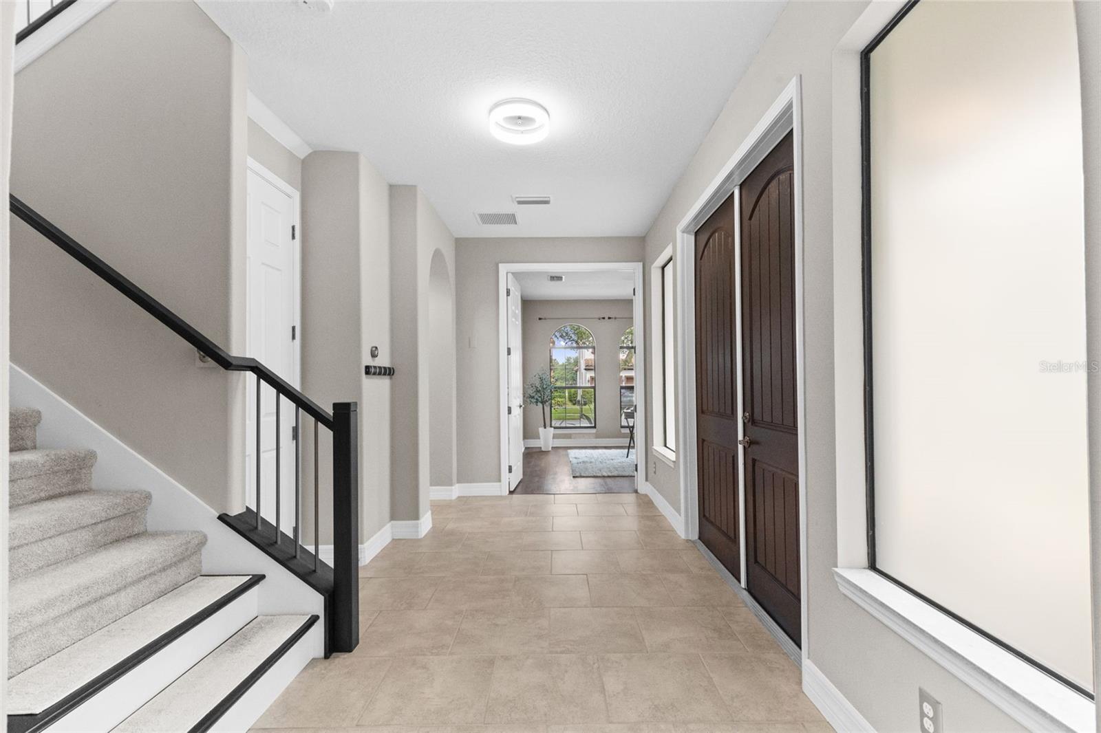 Entrance to the downstairs office