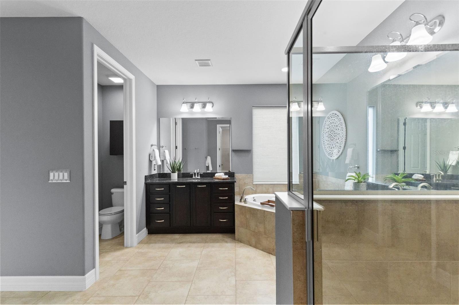 Primary En-Suite: Glass Panel Shower Enclosure