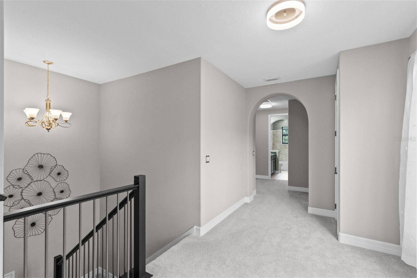 Hallway To The secondary bedrooms and bathrooms