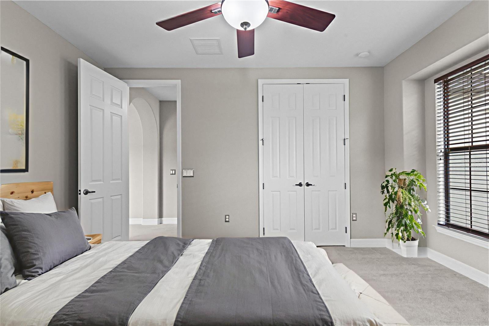 Virtually Staged- Bedroom Four