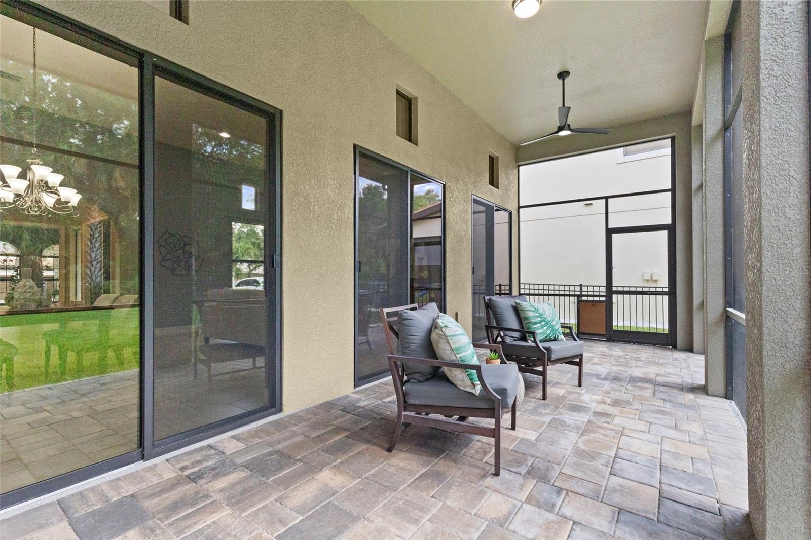 Exterior Rear Porch: Screened/Covered