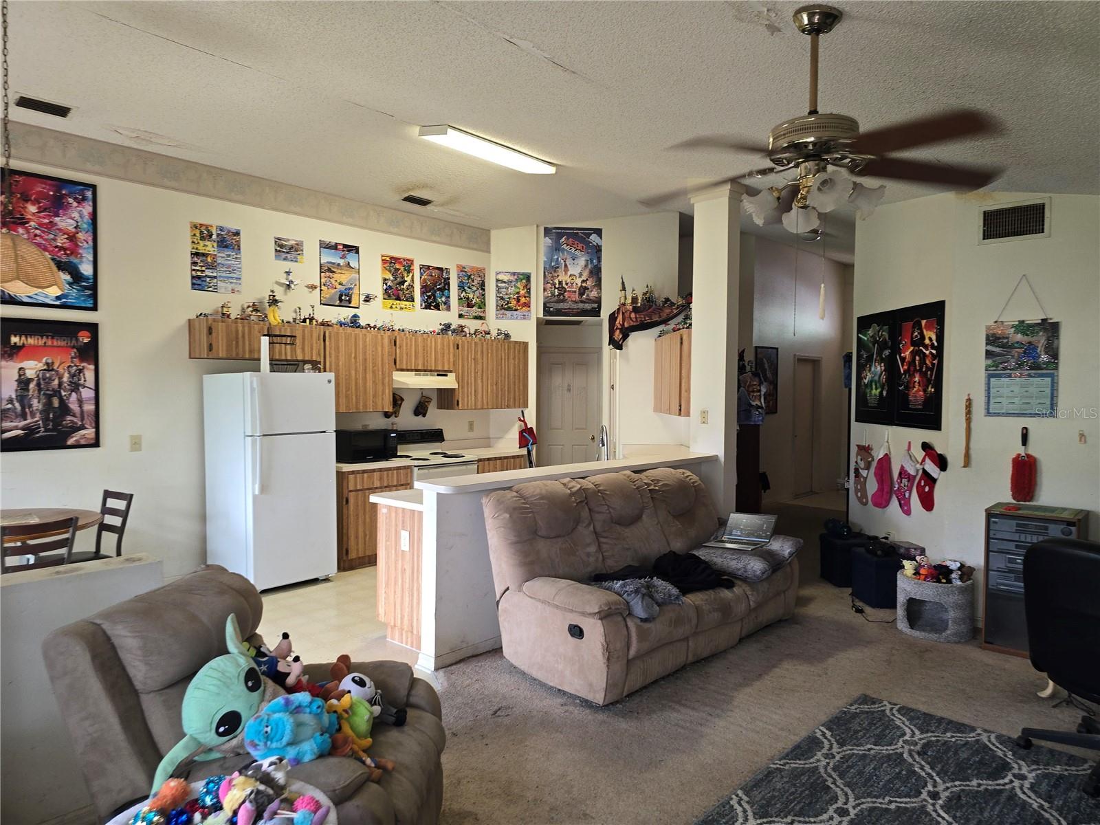 living room through to the kithcen and dining area. Perfect for gatherings