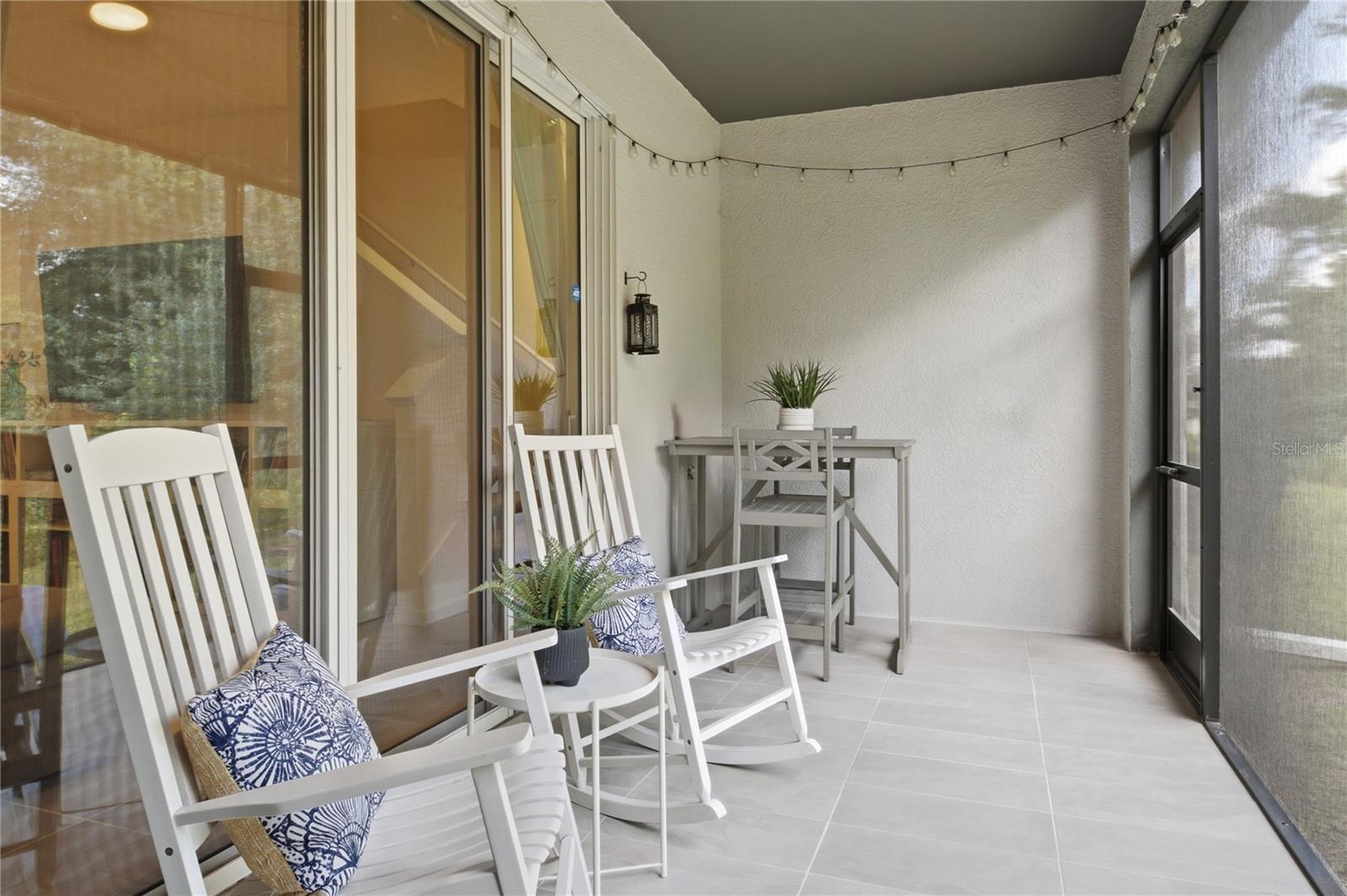 Beautiful Covered and Enclosed Lanai with Serene Conservation Views