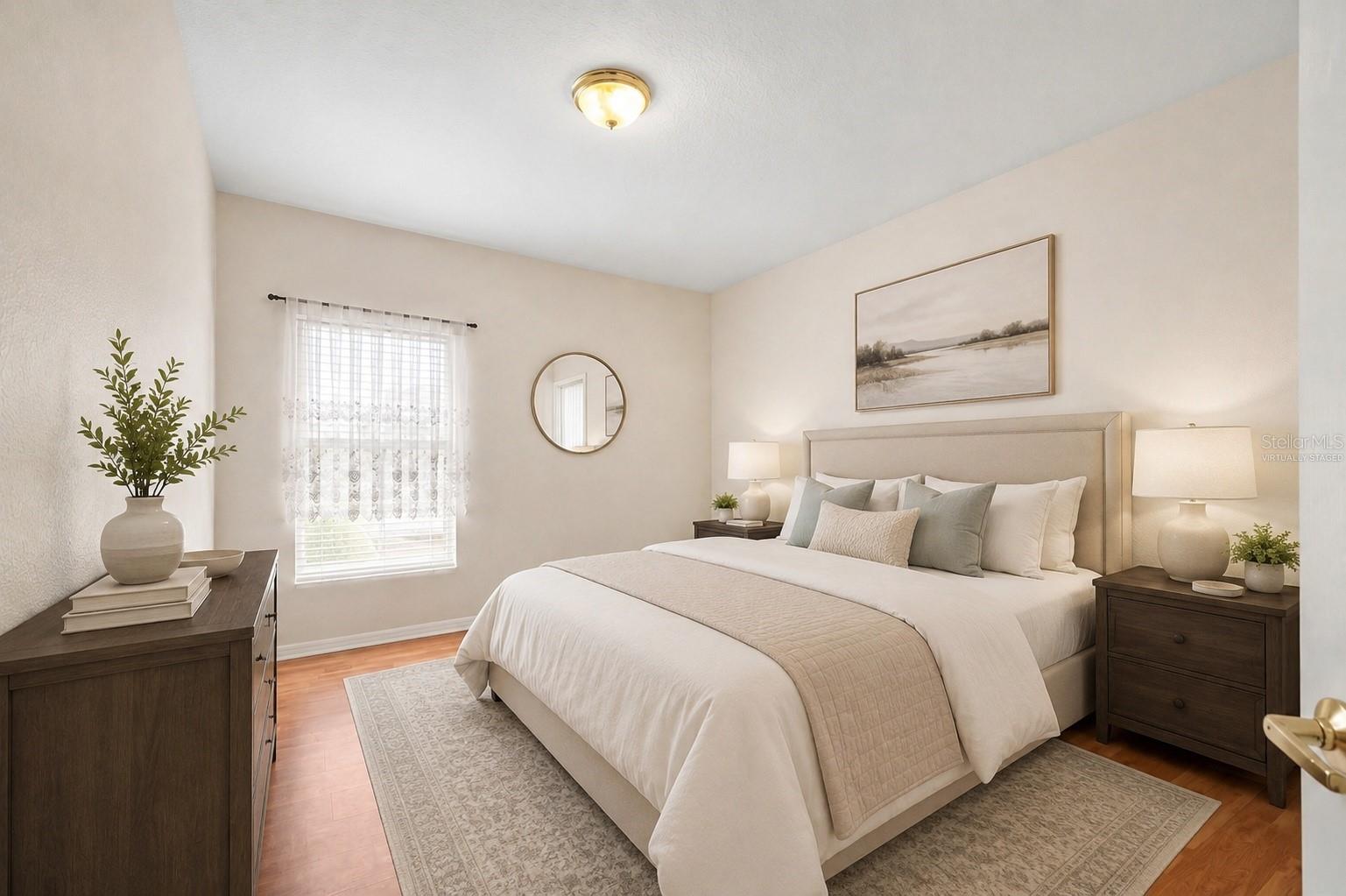 Virtually Staged- Bedroom Four