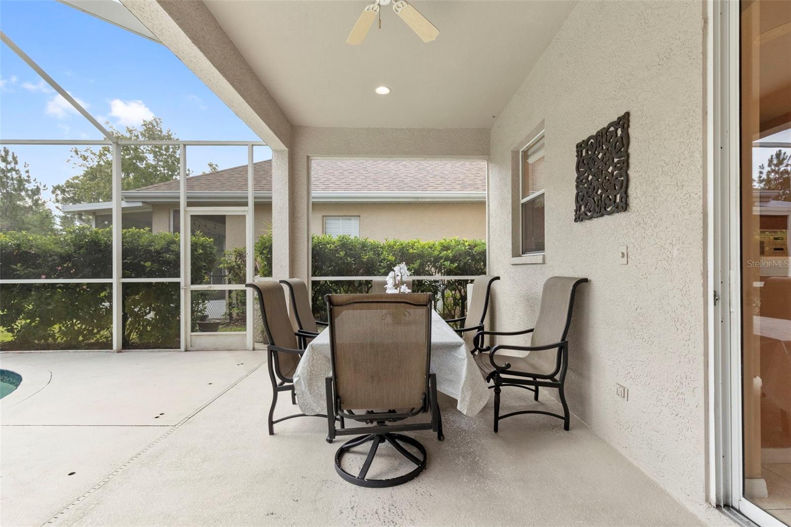 Covered Outdoor Seating Area