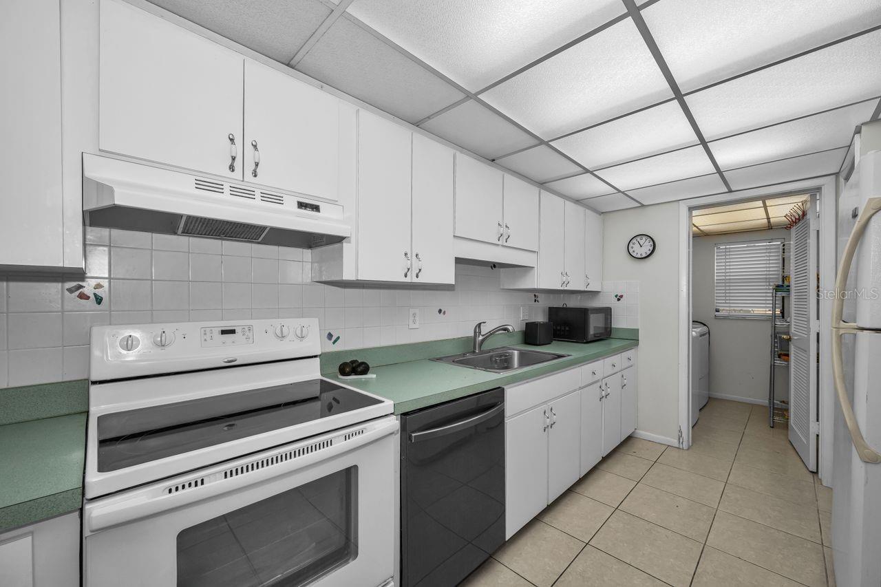 kitchen with pass through