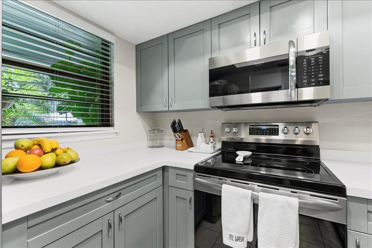 Large kitchen window for natural light