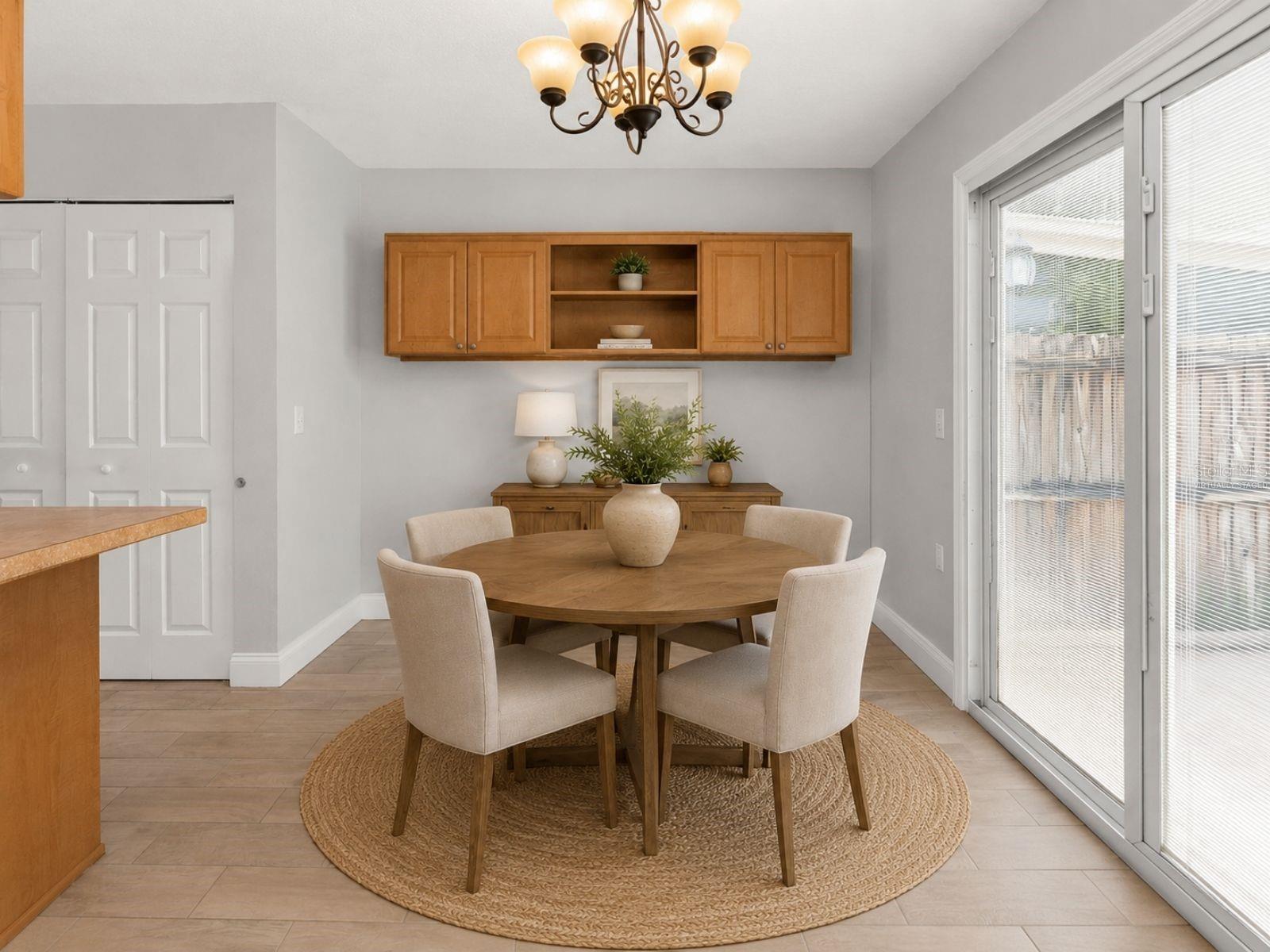 Virtually Staged- Dining Room