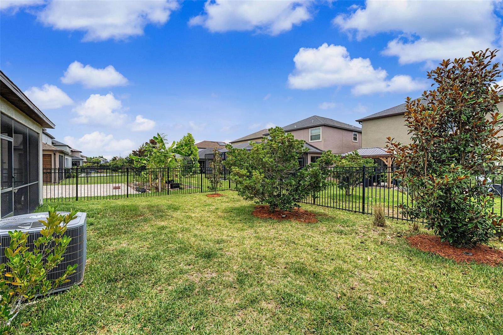 Fenced in yard