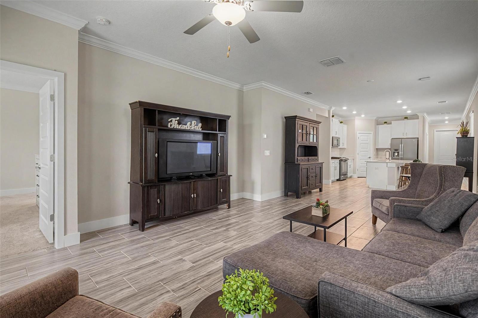 Open and airy floorplan