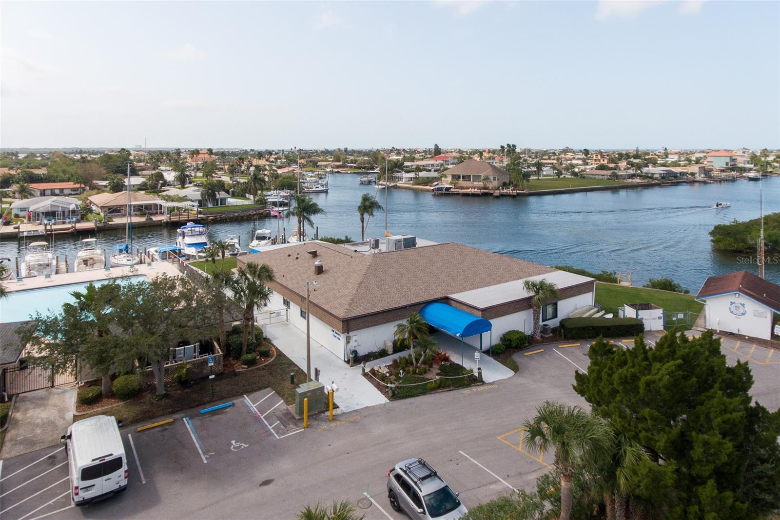 Featuring the community yacht club with a calendar full of events and social gatherings!