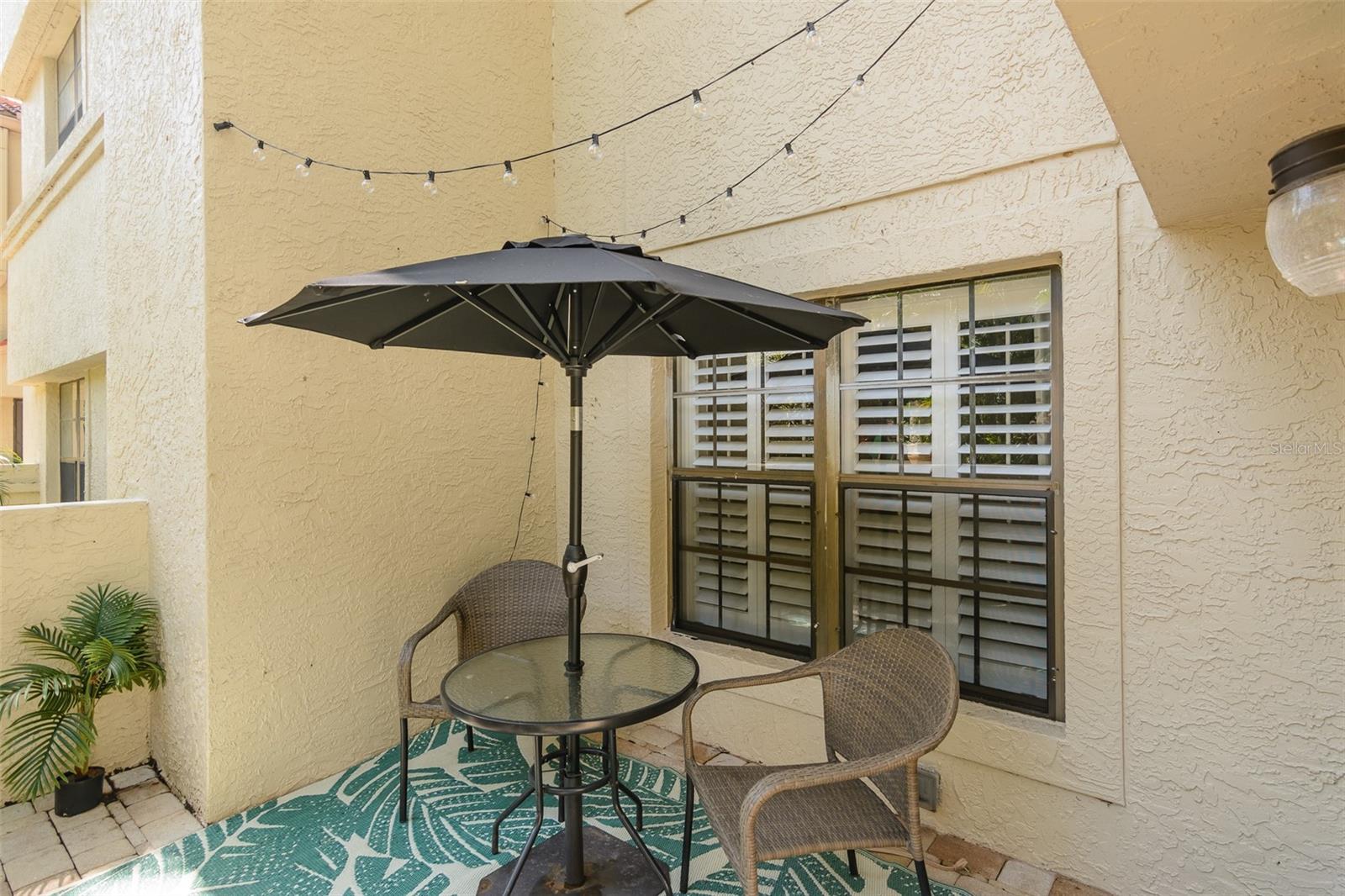 Sip your morning coffee/tea from your front patio and admire your surroundings.
