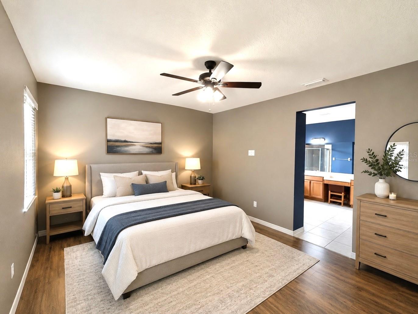Primary Bedroom-Virtually Staged