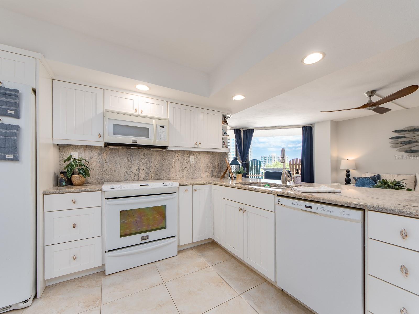 Coastal white kitchen