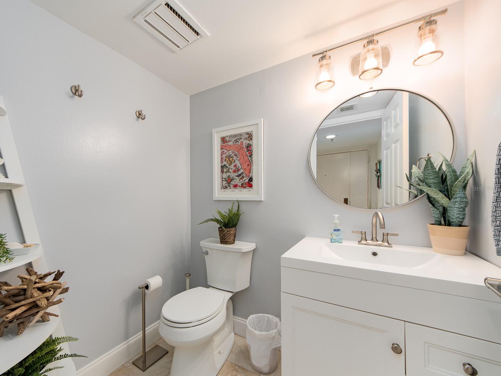Half bath for guests
