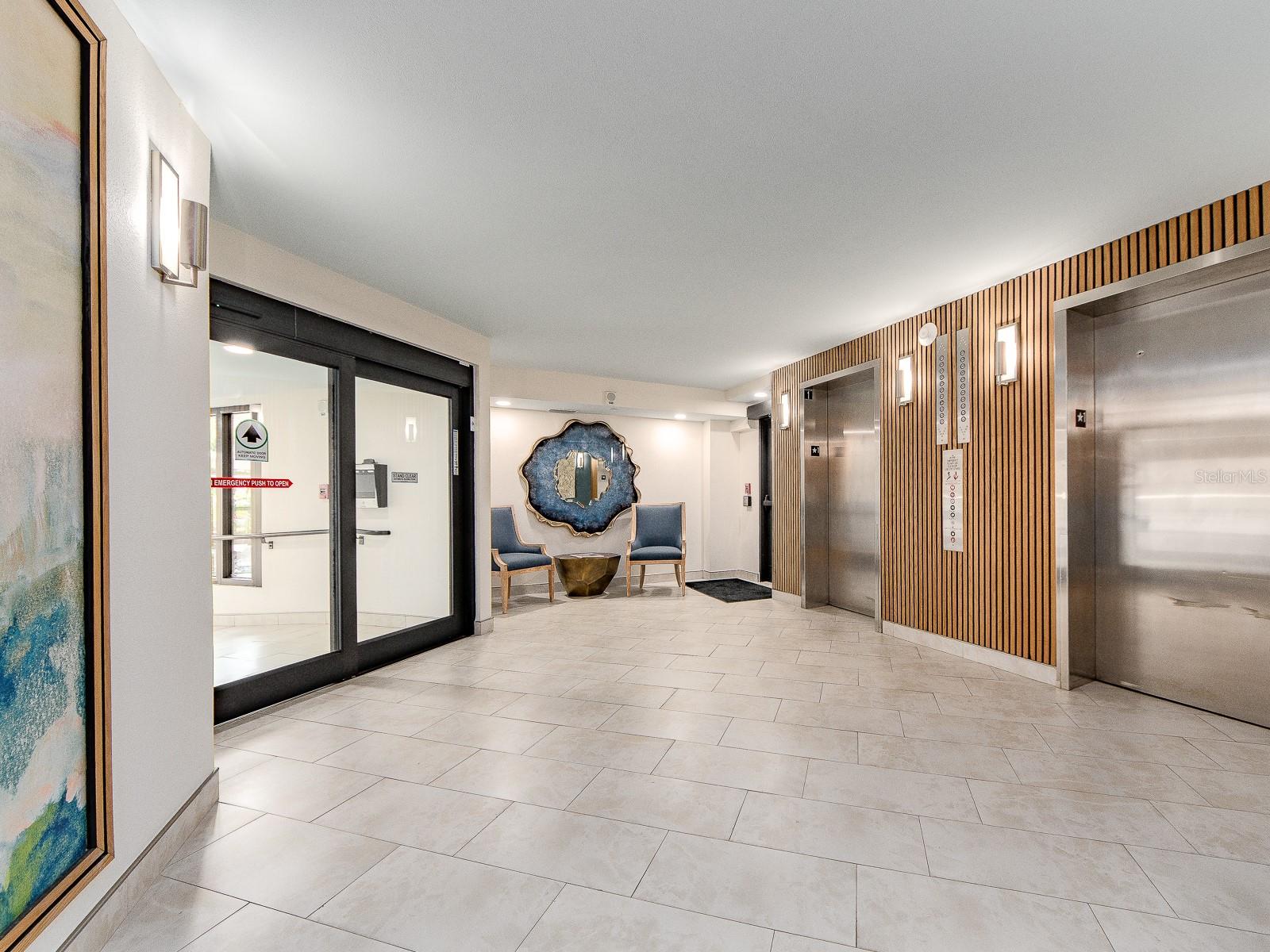 Island Walk newly remodeled lobby