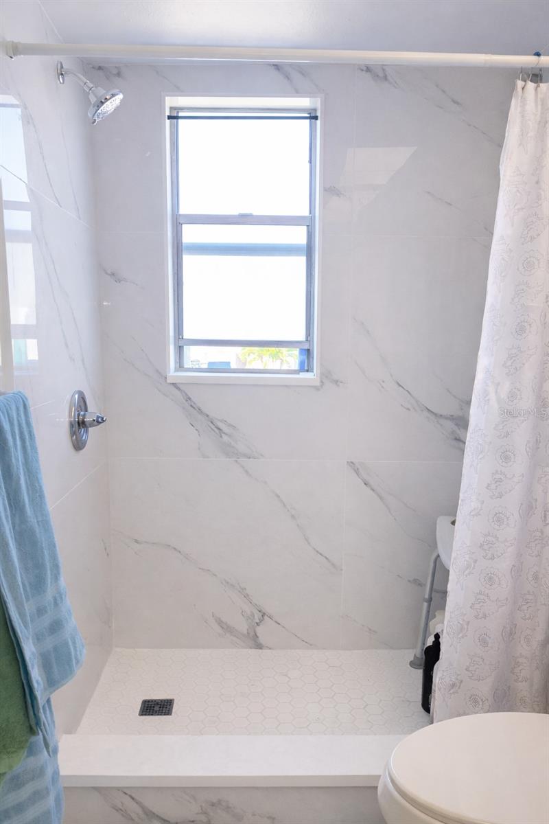 New master bath step in shower 2025
