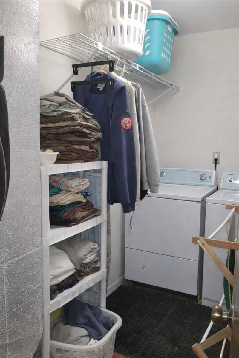 Laundry area located 2nd level Full size washer and dryer