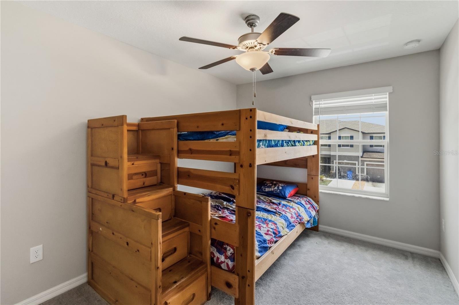 Secondary bedroom with natural light