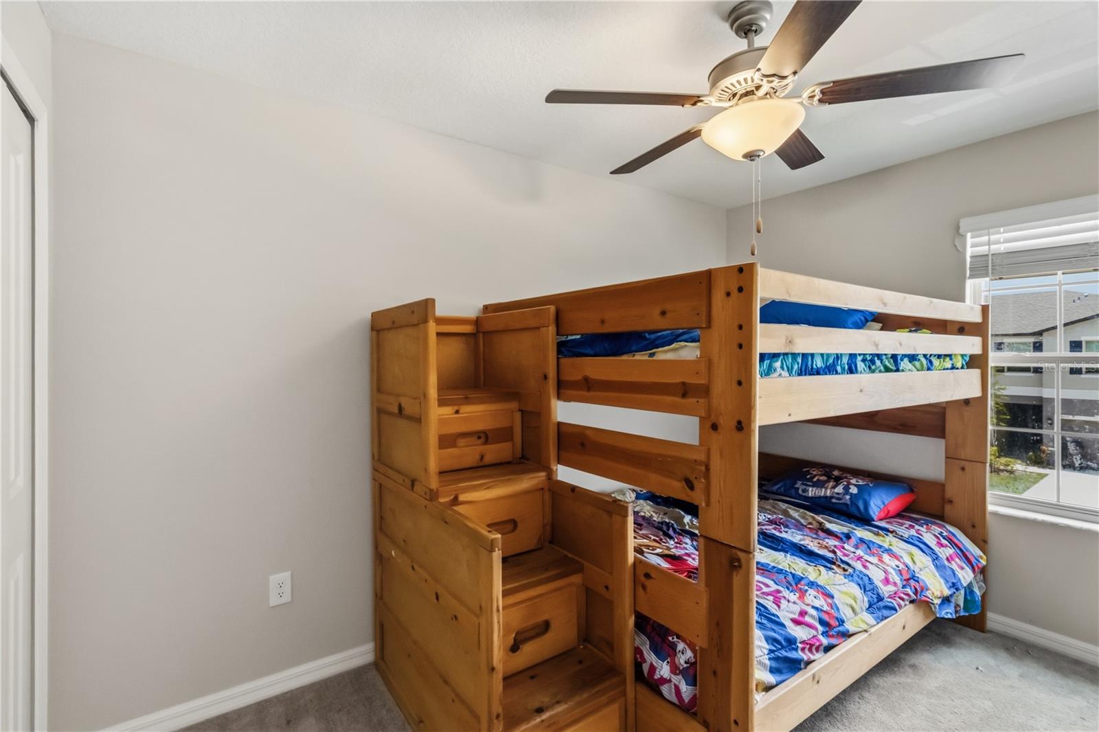 Secondary bedroom with natural light