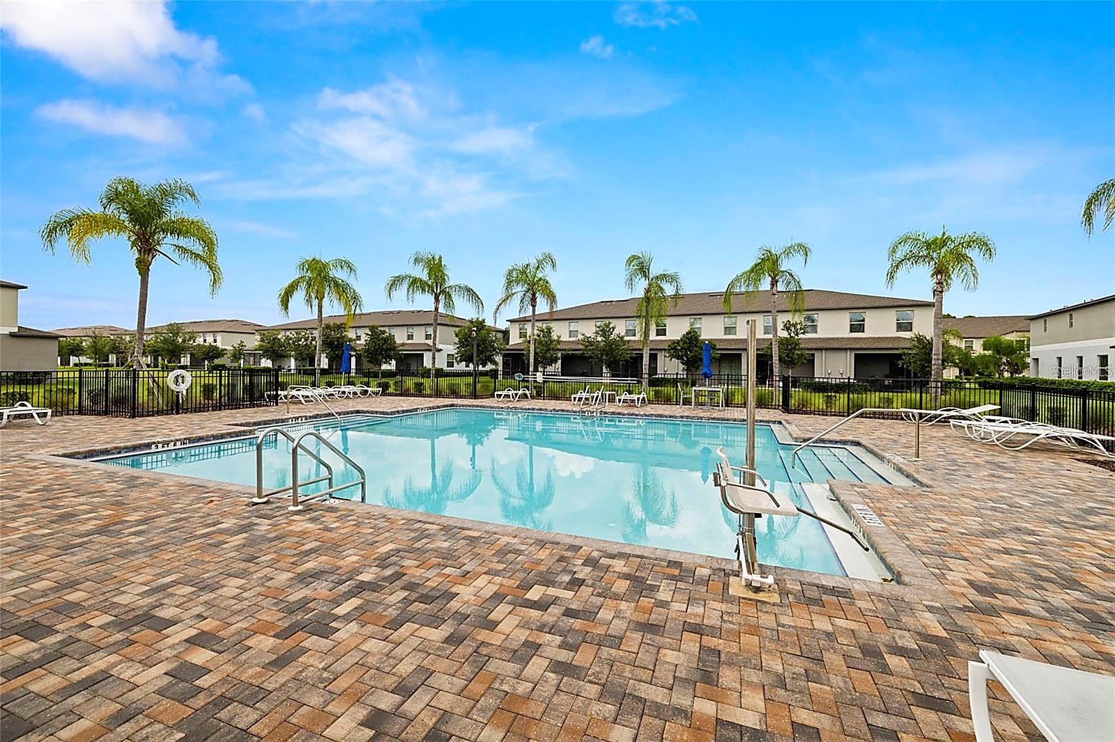 Resort-style community pool