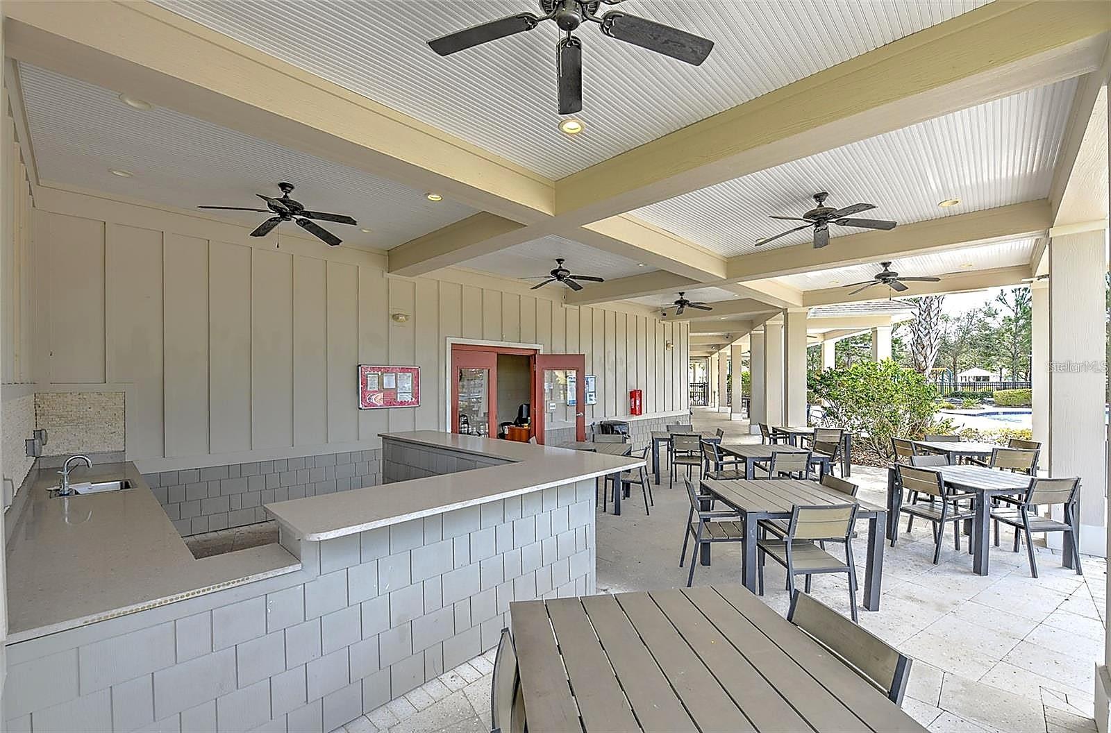 Community clubhouse seating area