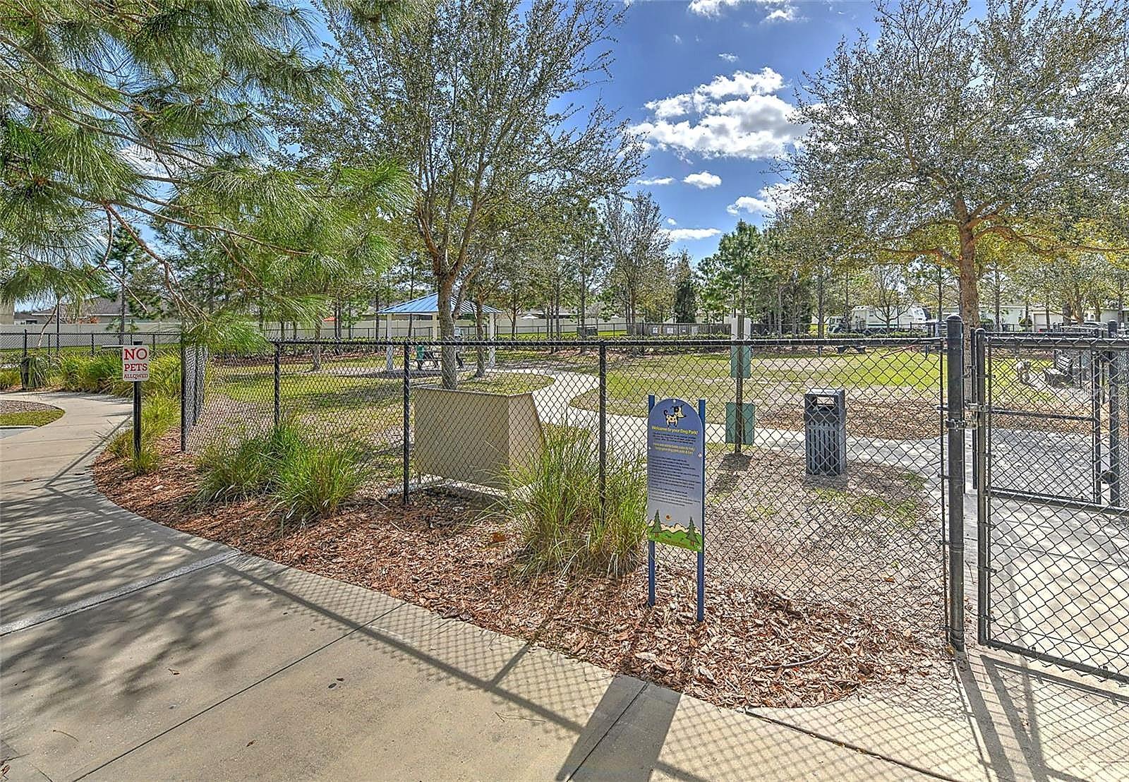 Community playground and park area