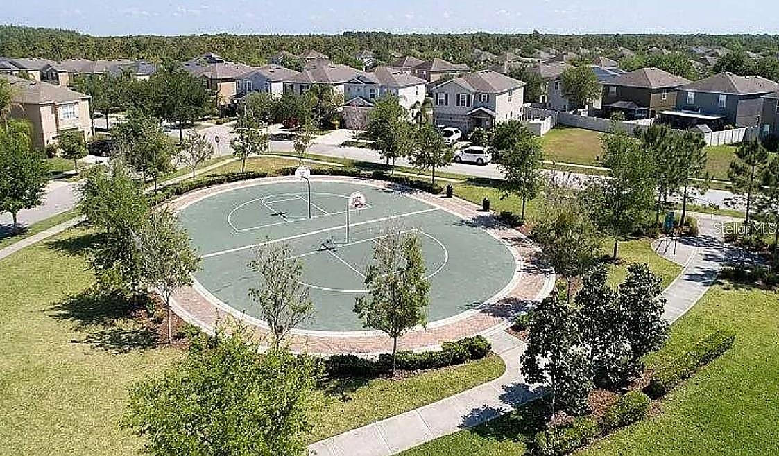Community basketball court