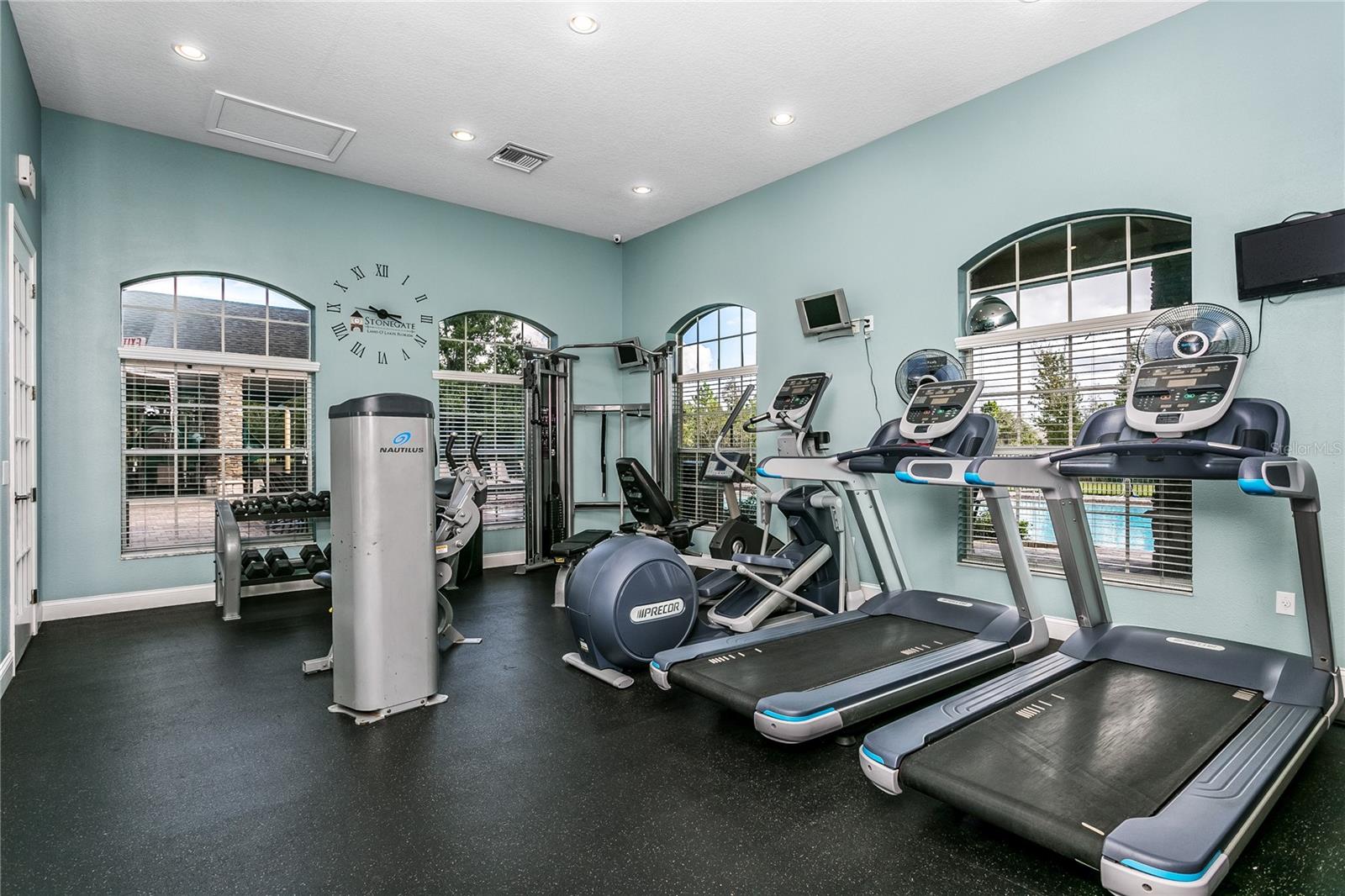 Community fitness room